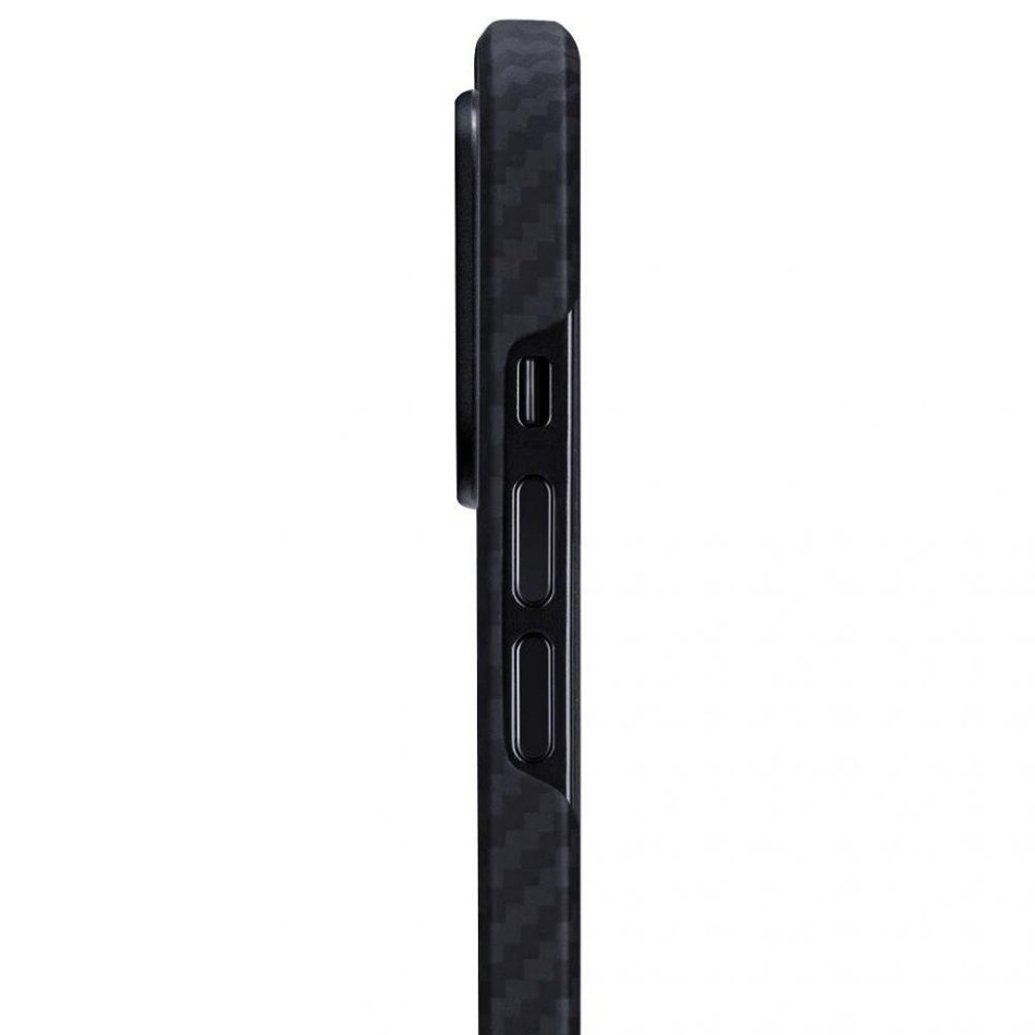 Чехол для iPhone 12/12 Pro Pitaka MagEZ Case Twill Black/Grey (KI1201P)