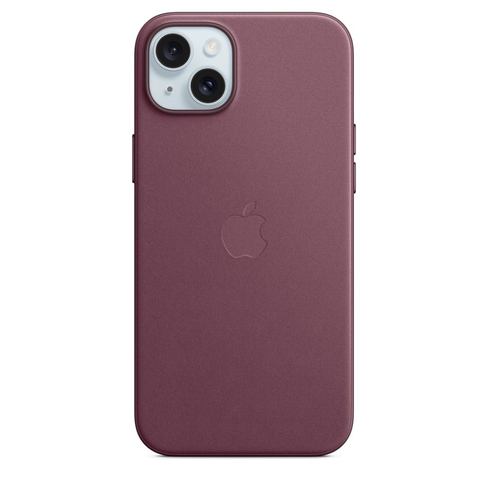Чехол для iPhone 15 Plus Apple FineWoven Case with MagSafe - Mulberry (MT4A3)
