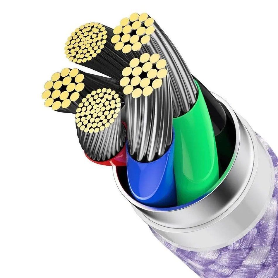 Кабель Baseus Dynamic Series Fast Charging Data Cable Type-C to iP 20W 1m (Purple) CALD000005