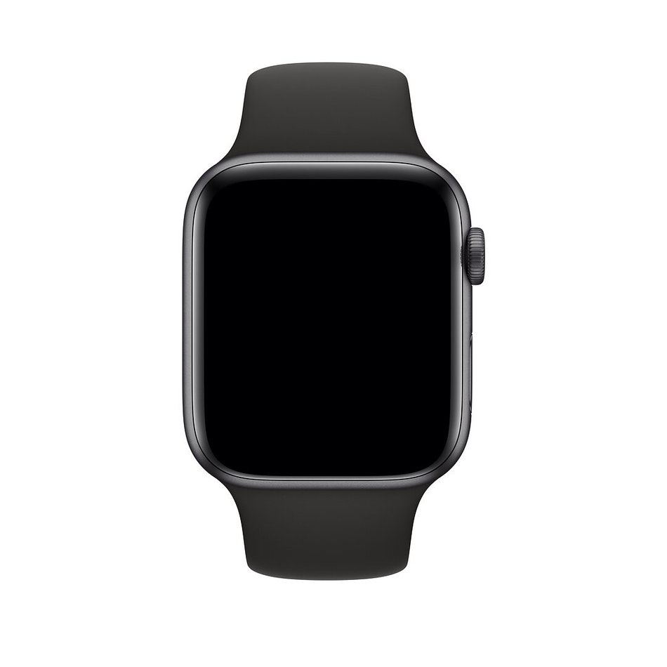 Ремешок для Apple Watch 44mm Black Sport Band - S/M & M/L, Model (MTPL2ZM/A)