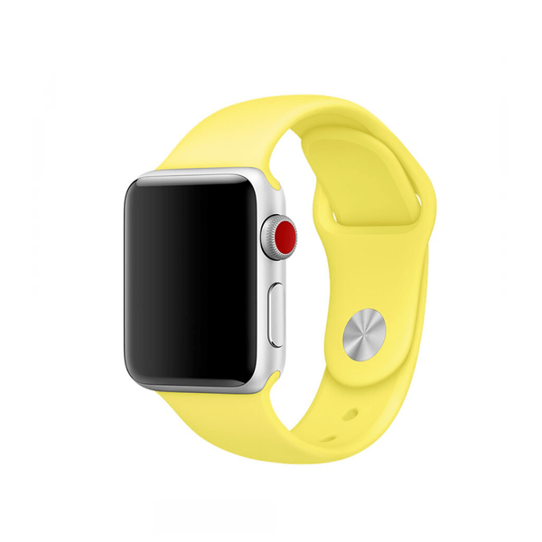 Ремінець для Apple Watch 38/40 mm OEM Sport Band - 3 straps ( Lemonade )