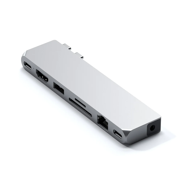 Адаптер Satechi Aluminum USB-C Pro Hub Max Adapter Silver (001215)