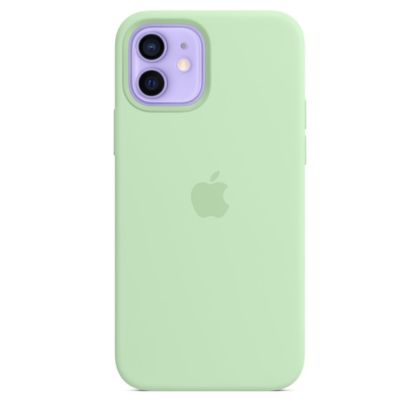 Чехол для iPhone 12 Pro OEM+ Silicone Case with Magsafe ( Pistachio )
