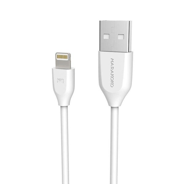 USB шнур Marakoko Lightning Charge Sync Cable 2M White (002885)