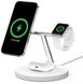 БЗУ Belkin BOOST CHARGE PRO 3-in-1 Wireless Charger with MagSafe (White) WIZ009VFWH