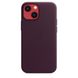 Чехол для iPhone 13 mini Apple Leather Case with Magsafe (Dark Cherry) MM0G3 UA