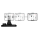 Автотримач для планшета Macally Car Universal Mount for iPad з підставкою для склянки - Алюміній (HRMOUNTPROTRAY) Black