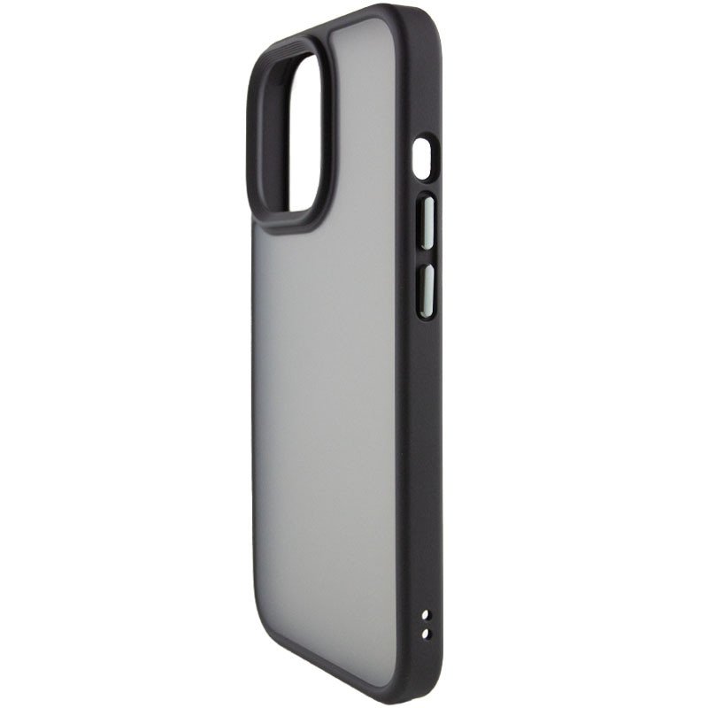 Чохол для iPhone 15 Pro Max Metal Buttons (Black)