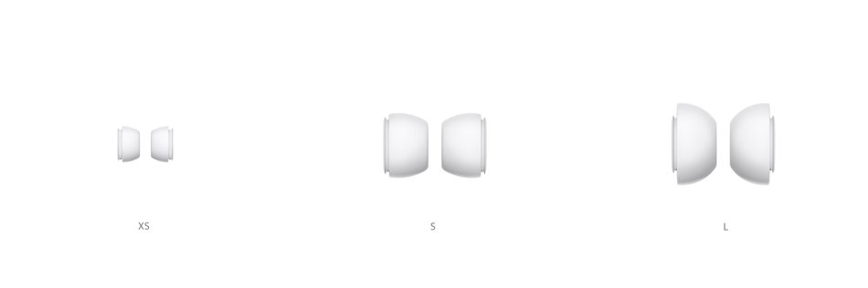 Амбушюри для Apple AirPods Pro 2 Ear Tip - Extra Small, Small, Large (Без коробки)
