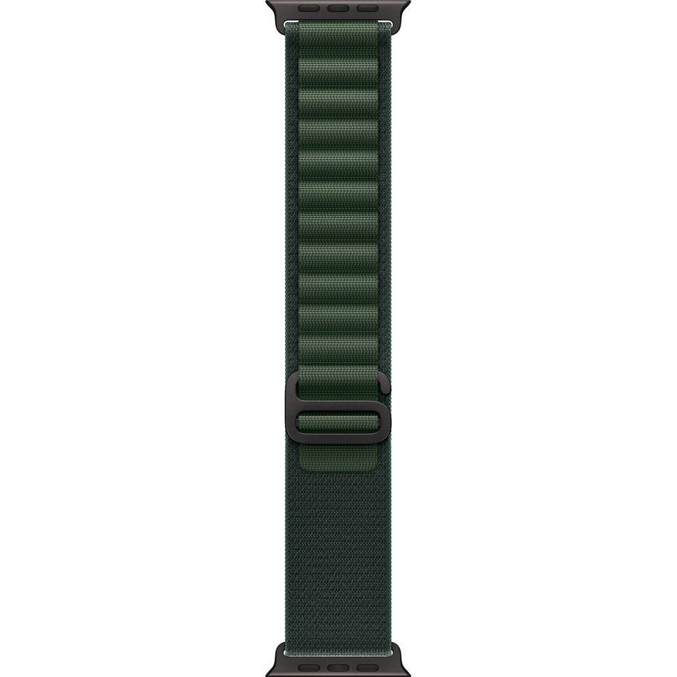 Apple Watch Ultra 2 GPS + Cellular 49mm Black Titanium Case with Dark Green Alpine Loop - Large (MX4T3)