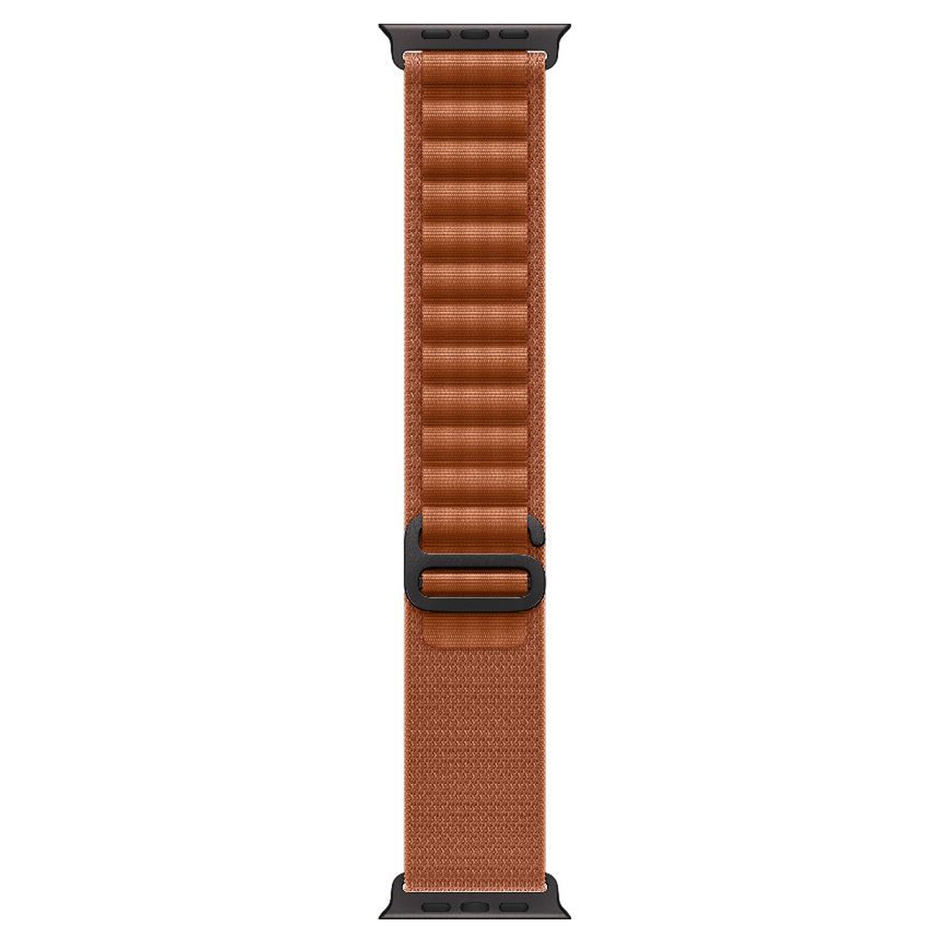 Apple Watch Ultra 3 GPS + Cellular 49mm Black Tit. Case w. Terra Cotta Alpine Loop - Medium (MG9E4)