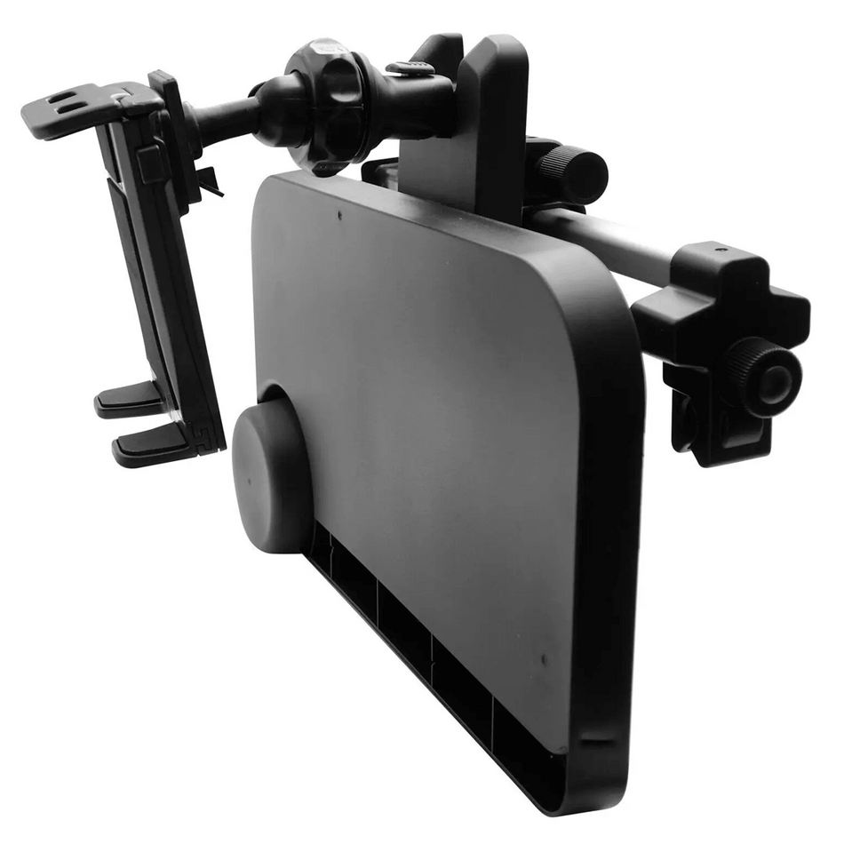Автотримач для планшета Macally Car Universal Mount for iPad з підставкою для склянки - Алюміній (HRMOUNTPROTRAY) Black (200471)