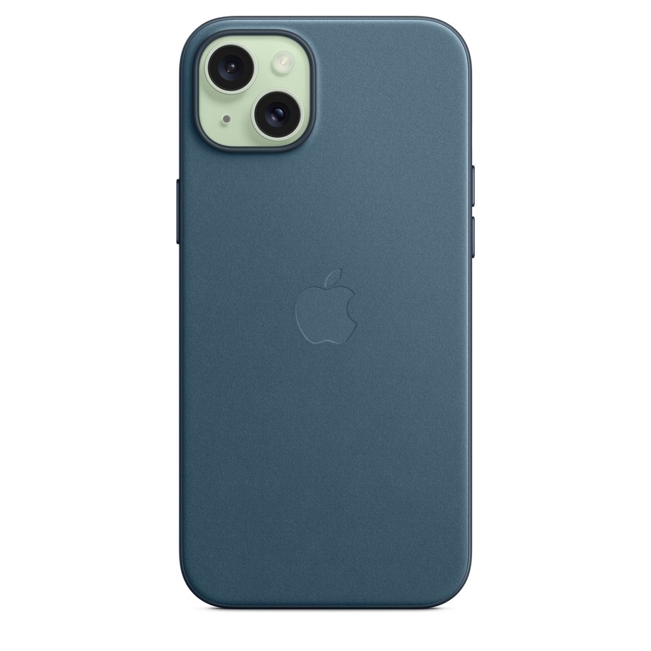 Чехол для iPhone 15 Plus Apple FineWoven Case with MagSafe - Pacific Blue (MT4D3)