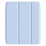 Чехол для iPad Air 13" (2024) Comma Joy PU Case with Pen Holder Series (Light Blue)