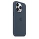 Чехол для iPhone 14 Pro Apple Silicone Case with MagSafe - Storm Blue (MPTF3) UA