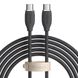 Кабель Baseus Jelly Liquid Silica Gel Fast Charging Data Cable Type-C to Type-C 100W 2m (Black) CAGD030101