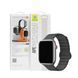 Ремешок Apple Watch 42/44/45/49 mm Blueo Magnetic Silicone Watch Band Black (BL005BLK)