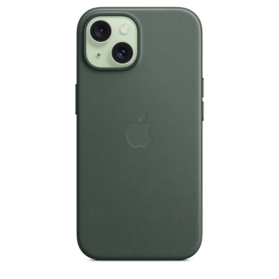Чохол для iPhone 15 OEM+ FineWoven with MagSafe (Evergreen)