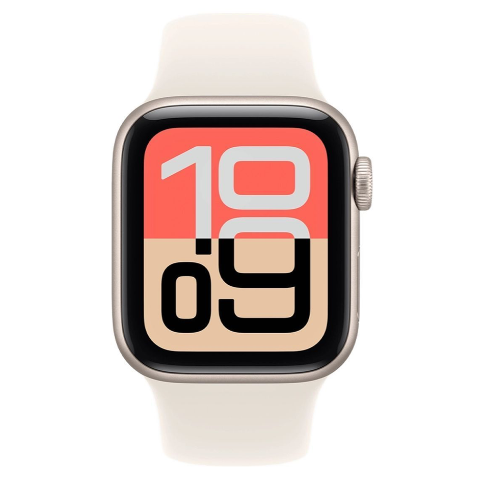 Apple Watch SE 3 GPS + Cellular 44mm Starlight Alu. Case w. Starlight S. Band - S/M (MEPE4)