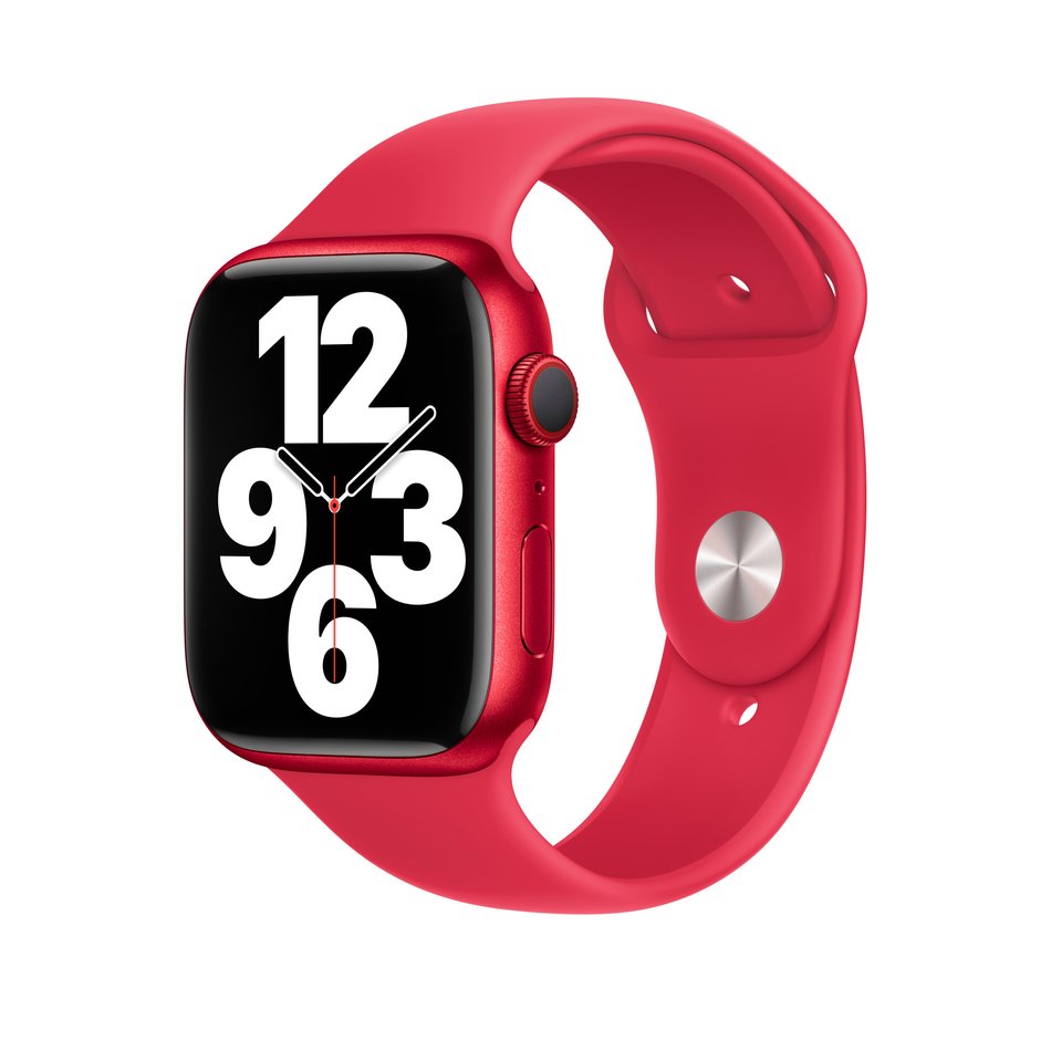 Ремінець для Apple Watch 42/44/49 mm Apple Sport Band ( Product Red ) MP7J3 UA