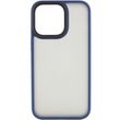 Чохол для iPhone 15 Pro Max Metal Buttons (Blue)