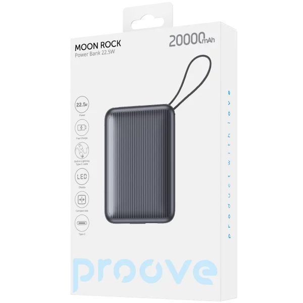 ПЗП Proove Moon Rock 22.5W 20000 mAh (Gray) (PBM222012105)