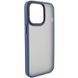 Чохол для iPhone 15 Pro Max Metal Buttons (Blue)