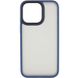 Чохол для iPhone 15 Pro Max Metal Buttons (Blue)