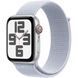 Apple Watch SE 2 GPS + Cellular 44mm Silver Aluminium Case w. Blue Cloud Sport Loop (MXG63/MXGR3)