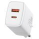 СЗУ Baseus Compact Quick Charger 20W QC+ PD (Type-C + 1USB) (White) (CCXJ-B)
