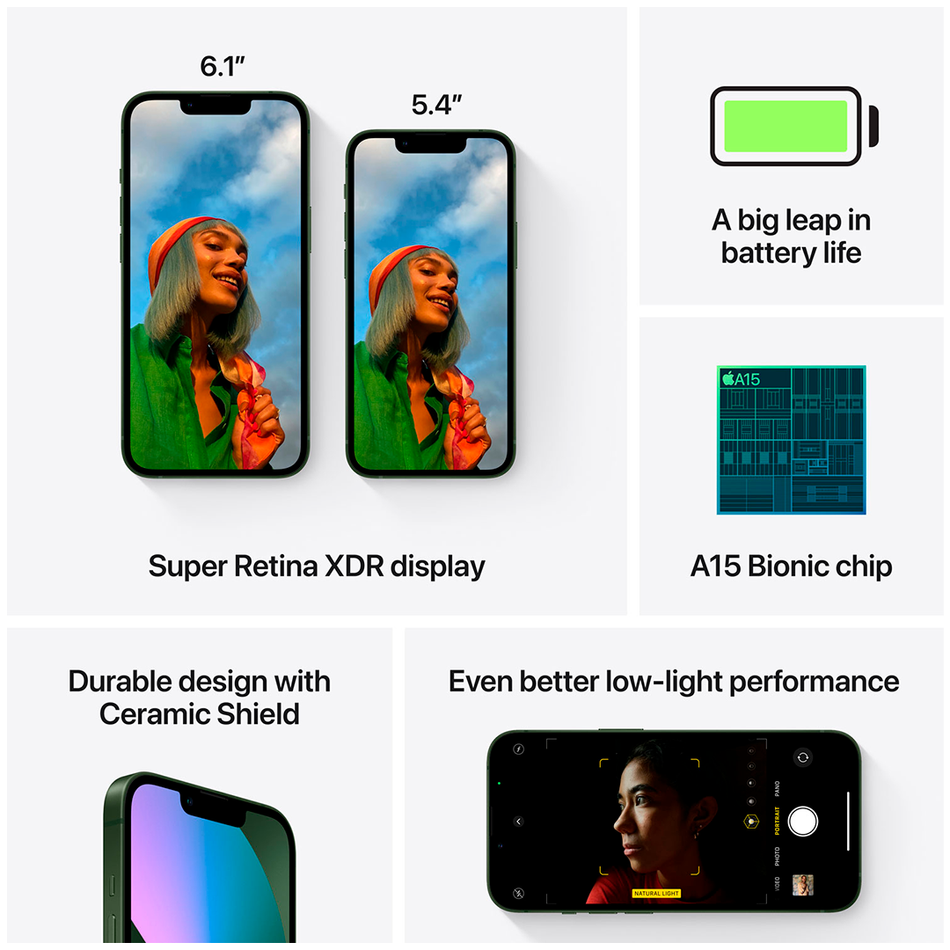 Apple iPhone 13 512GB Green (MNGF3)