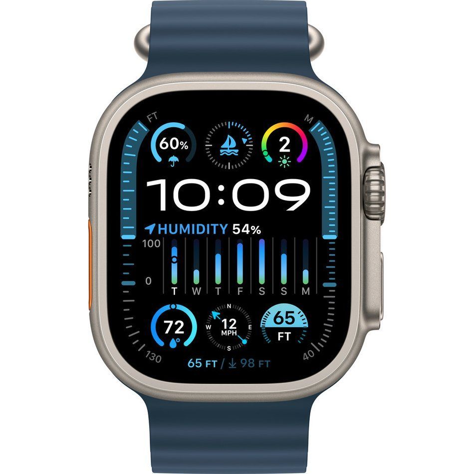 Б/У Apple Watch Ultra 2 GPS + Cellular 49mm Titanium Case with Blue Ocean Band