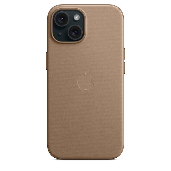 Чохол для iPhone 15 Apple FineWoven Case with MagSafe - Taupe (MT3C3)