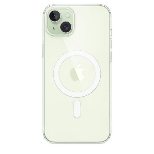 Чехол для iPhone 15 Plus OEM+ Clear Case with MagSafe
