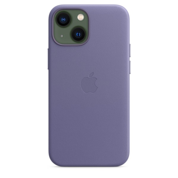 Чехол для iPhone 13 mini Apple Leather Case with Magsafe (Wisteria) MM0H3 UA