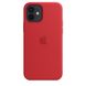 Чехол для iPhone 12 Pro OEM+ Silicone Case with Magsafe ( Red )