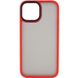 Чехол для iPhone 13 mini Metal Buttons ( Red )