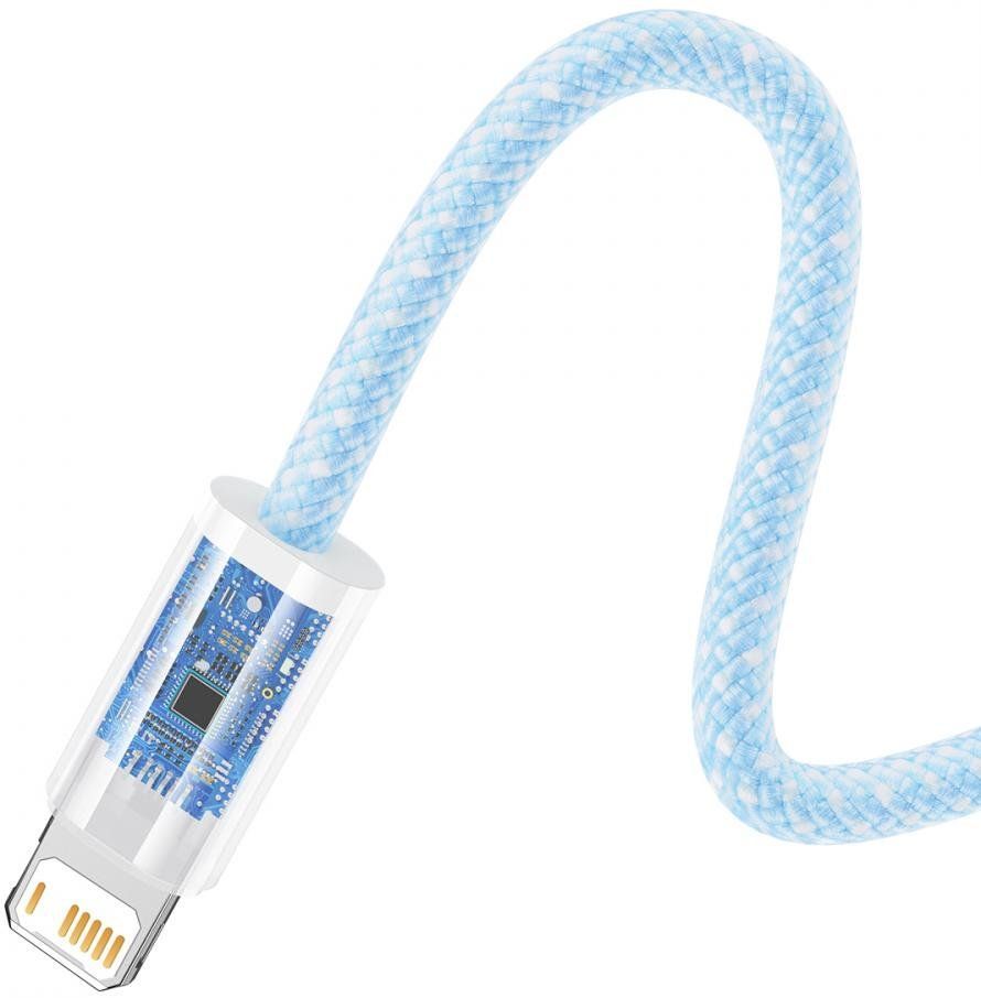 Кабель Baseus Dynamic Series Fast Charging 2.4A USB to Lightning 1m (Blue) CALD000403