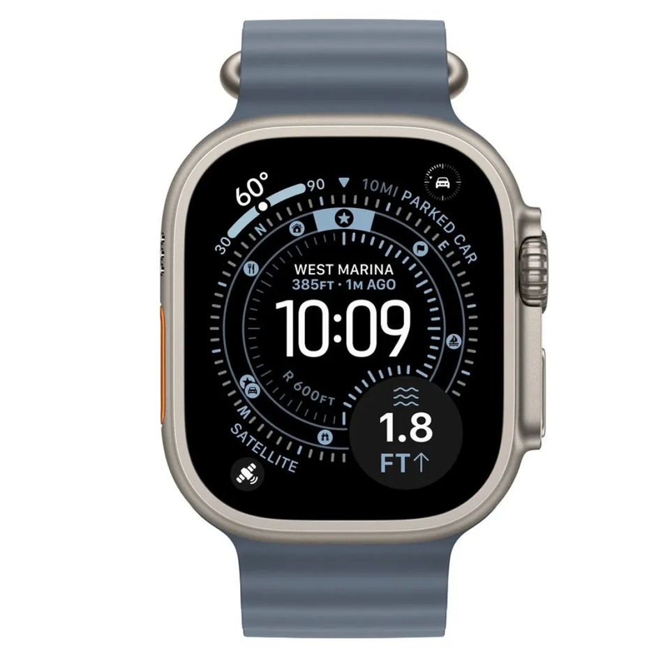 Б/У Apple Watch Ultra 3 GPS + Cellular 49mm Natural Tit. Case w. Anchor Blue Ocean Band