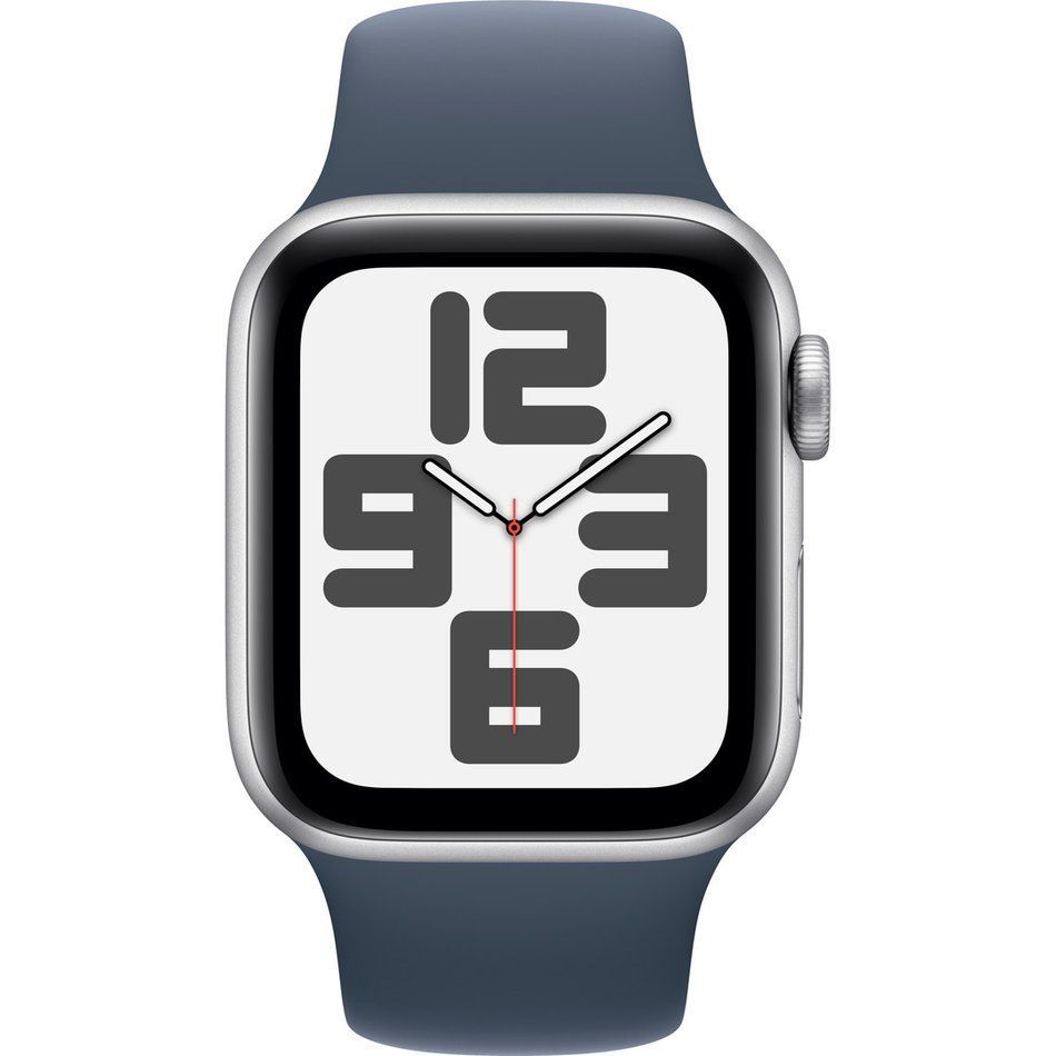 Б/У Apple Watch SE 2 пок. 40mm Silver Aluminum Case with Storm Blue Sport Band