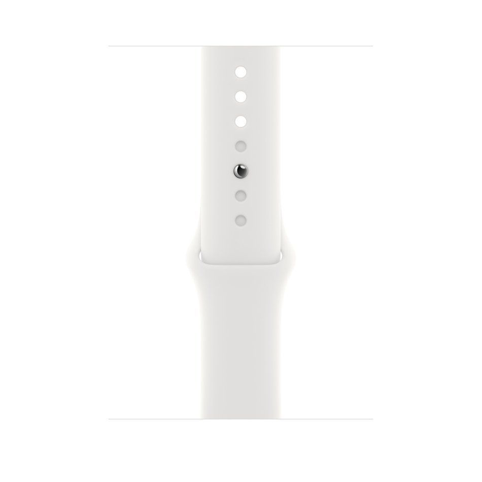 Б/У Apple Watch Series 8 GPS 45mm Silver Aluminum Case with White Sport Band