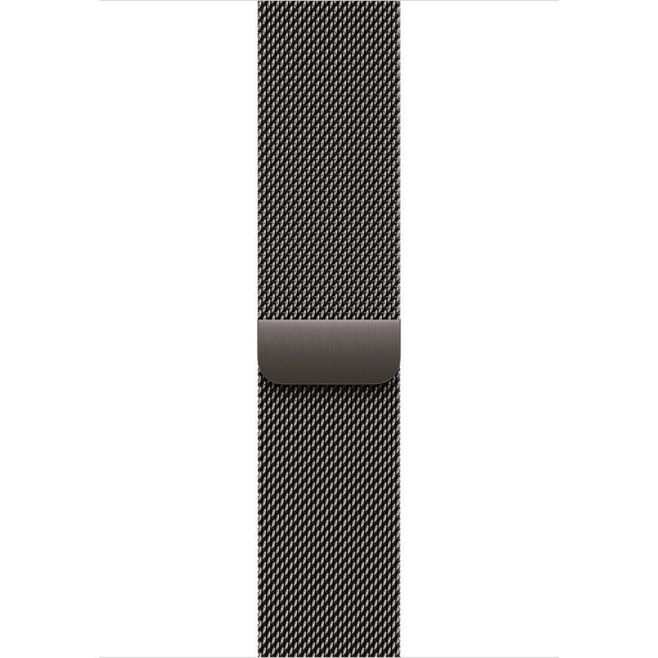 Apple Watch Series 10 GPS + Cellular 46mm Slate Titanium Case w. Slate Milanese Loop - M/L (MWYW3)