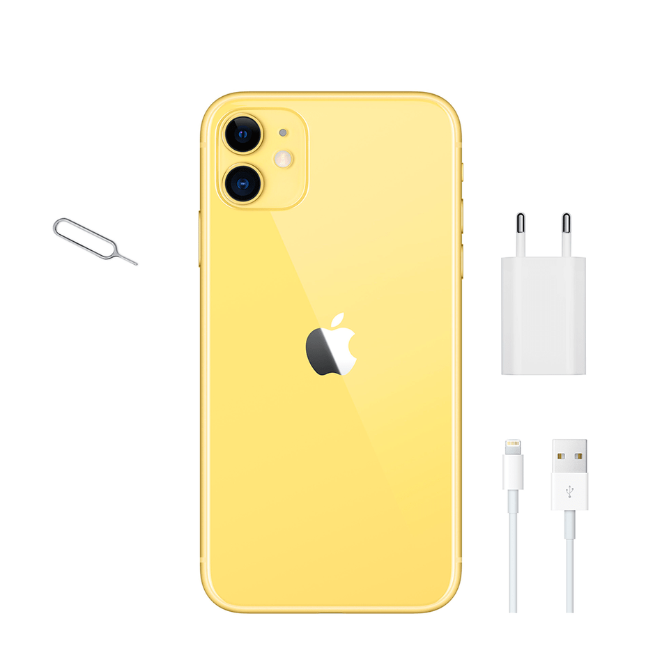 Б/У Apple iPhone 11 64Gb Yellow (MWLA2)