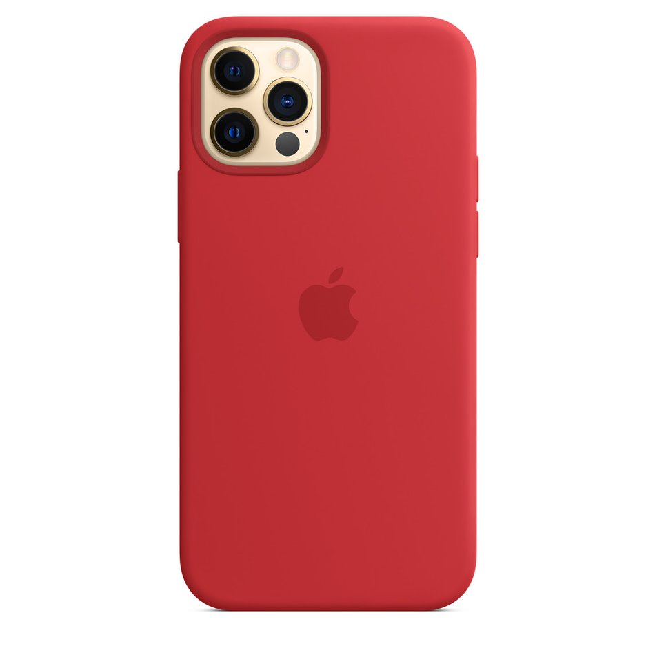 Чохол для iPhone 12 Pro OEM+ Silicone Case with Magsafe ( Red )