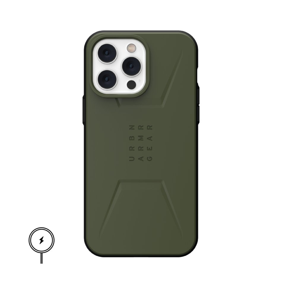 Чехол для iPhone 14 Pro Max UAG Civilian Magsafe Olive (114039117272)
