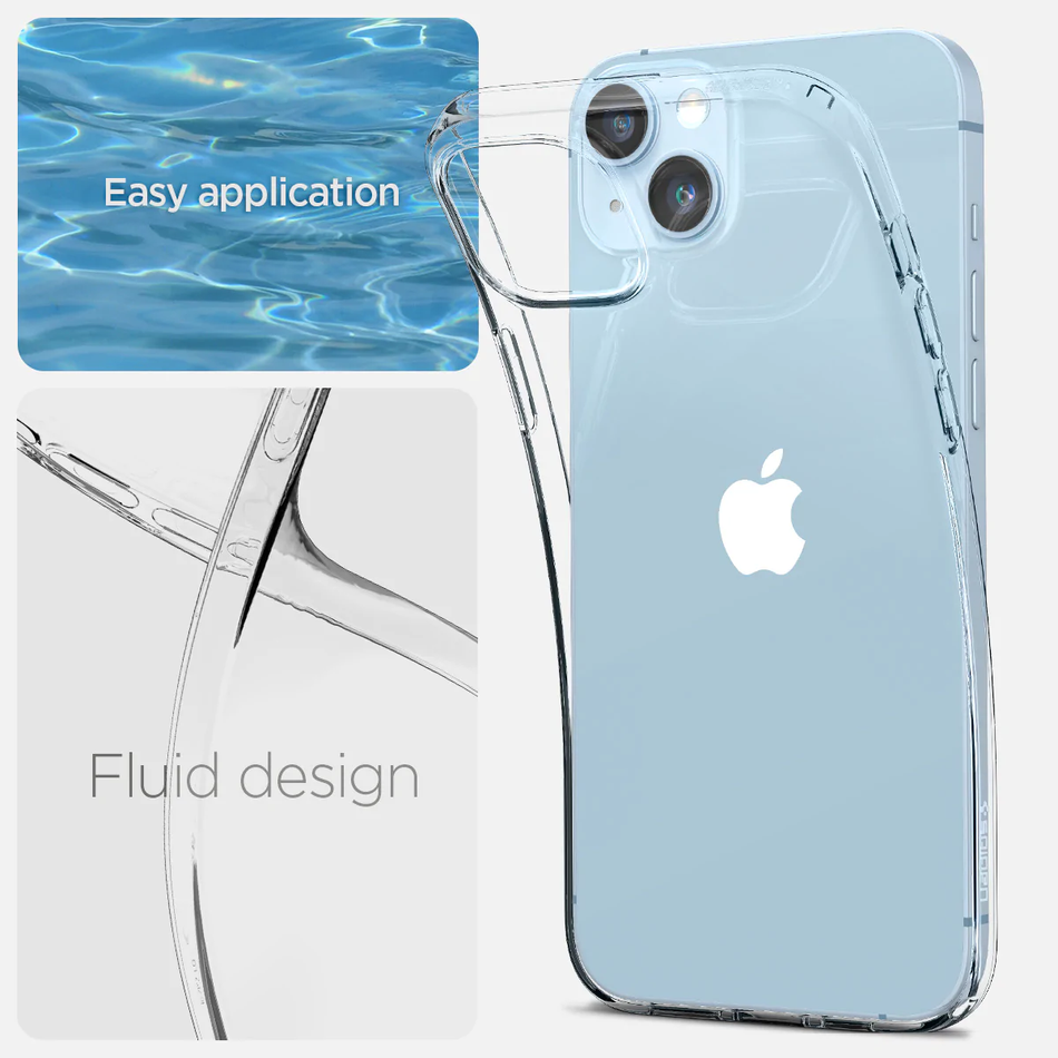 Чохол для iPhone 14 Spigen Liquid Crystal, Crystal Clear (ACS05033)
