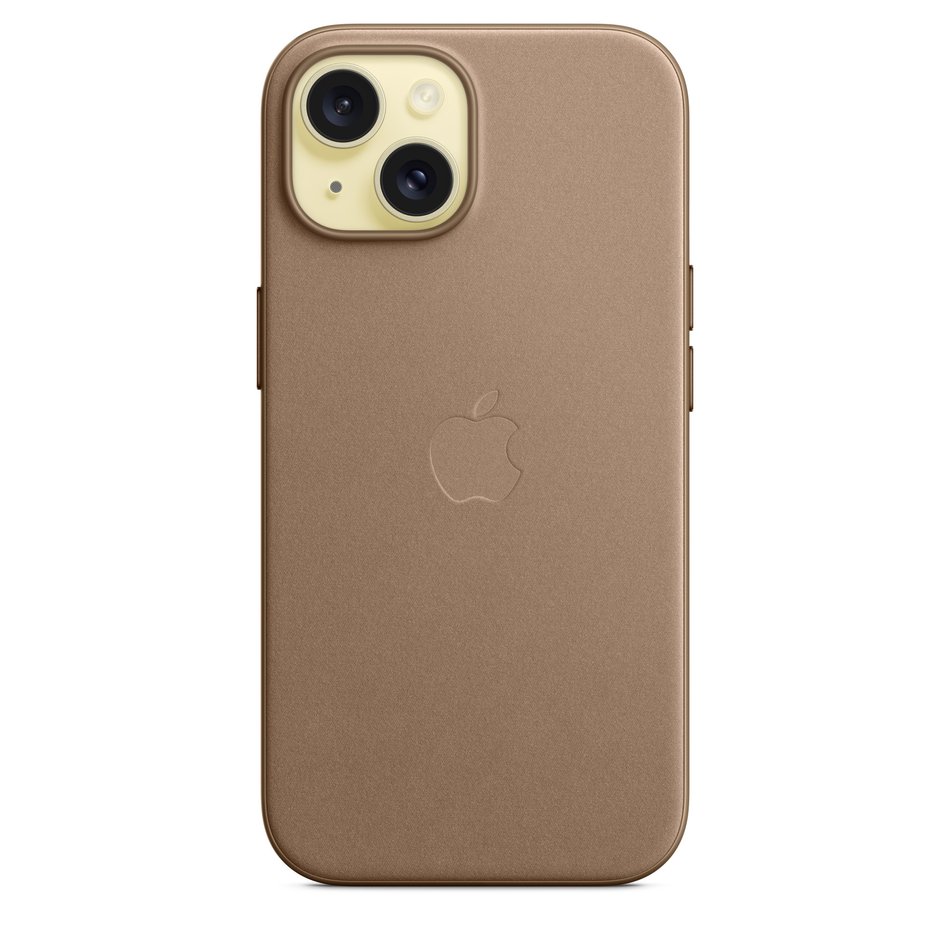Чохол для iPhone 15 Apple FineWoven Case with MagSafe - Taupe (MT3C3)