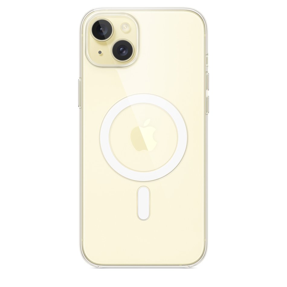 Чохол для iPhone 15 Plus OEM+ Clear Case with MagSafe