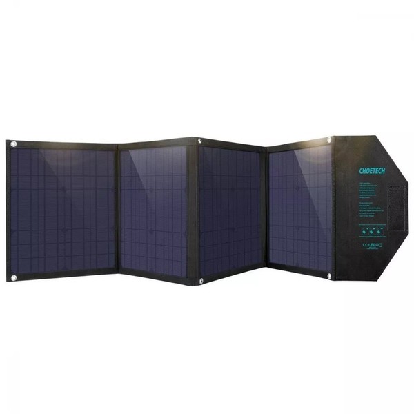 Зарядний пристрій на сонячній батареї Choetech Solar panel 80 Watt (SC007)
