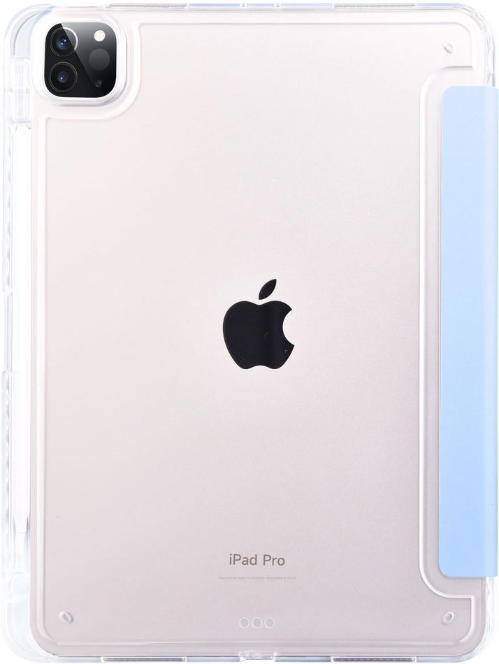 Чохол для iPad Pro 11" (2024) Comma Joy PU Case with Pen Holder Series (Light Blue)